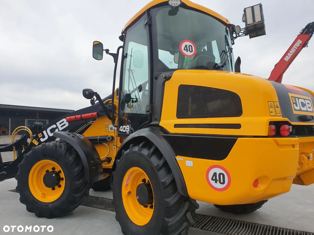 JCB 409 AGRI 40KM/H WIDŁY/ŁYŻKA SPROWADZONA SUPER STAN - 34