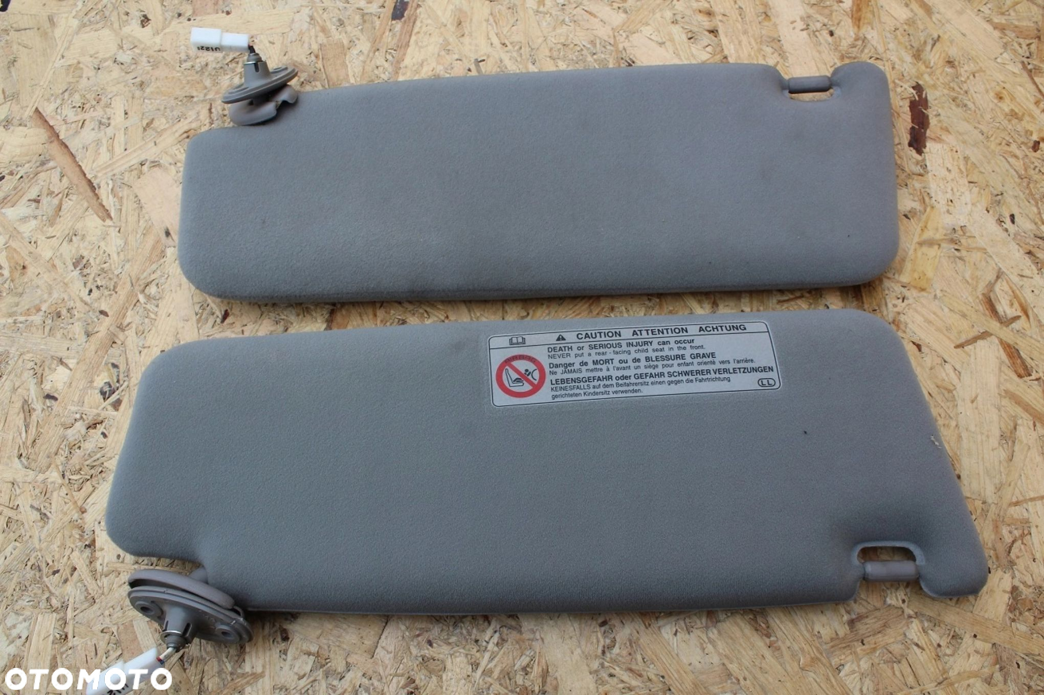 Daszki przeciwsłoneczne Lexus GS II mk2 szare - 2