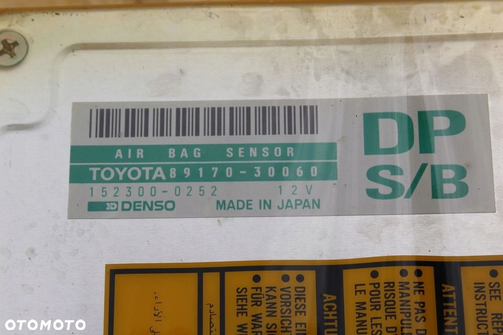 Moduł poduszek AIRBAG Lexus GS300 mk1 89170-30060 - 3