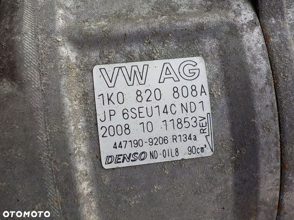 SKODA OCTAVIA II 1.8 TFSI SPRĘŻARKA POMPA KLIMATYZACJI 1K0820808A - 4