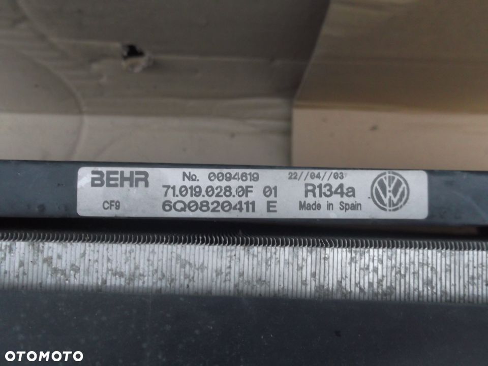 POLO IBIZA FABIA CHŁODNICA KLIMATYZACJI - 2