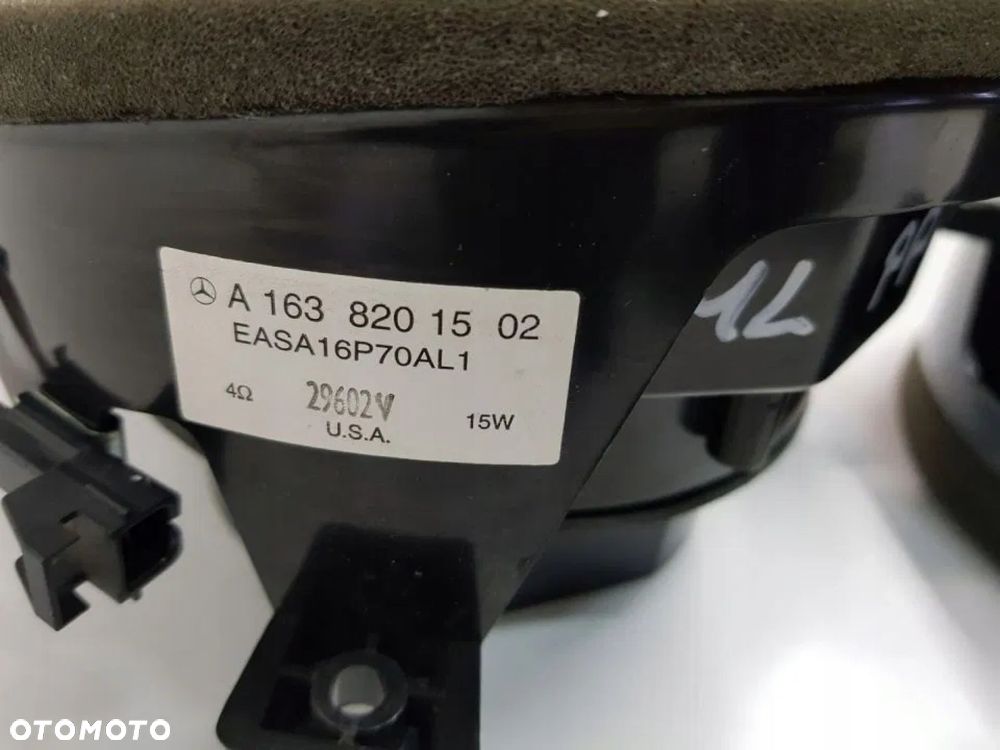 GŁOŚNIK DRZWI PRZEDNICH LEWY PRAWY MERCEDES ML W163 LIFT - 4