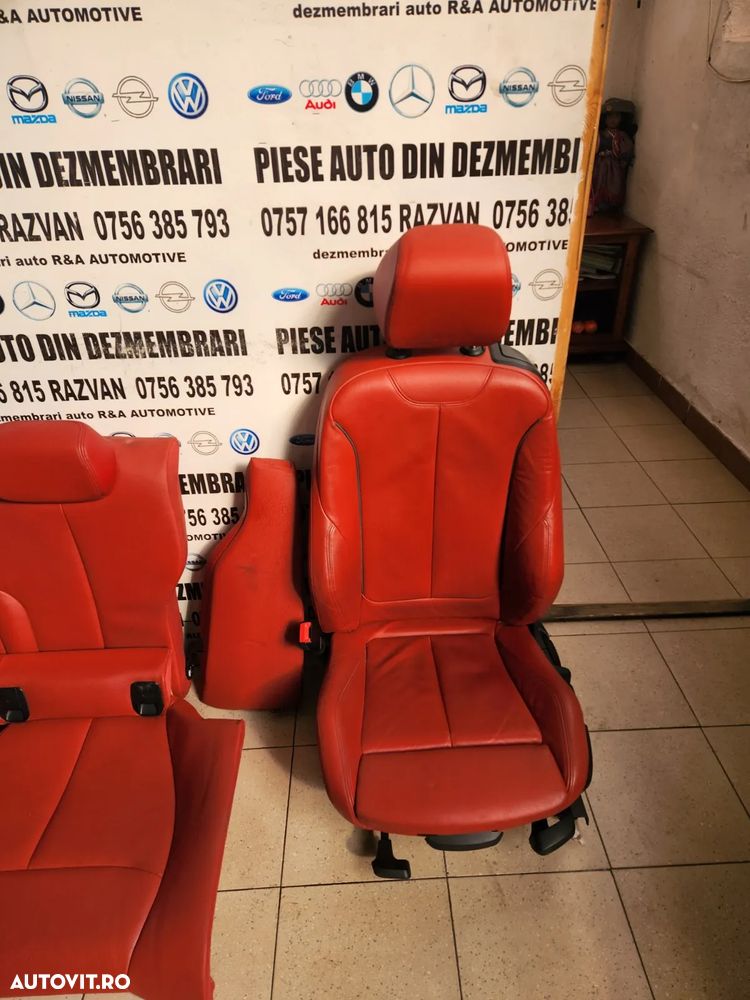 Interior Complet Scaune Tapiterie Bancheta Bmw Seria 4 Coupe Cabrio F32 F33 Volan Stanga Stare Foar - 6
