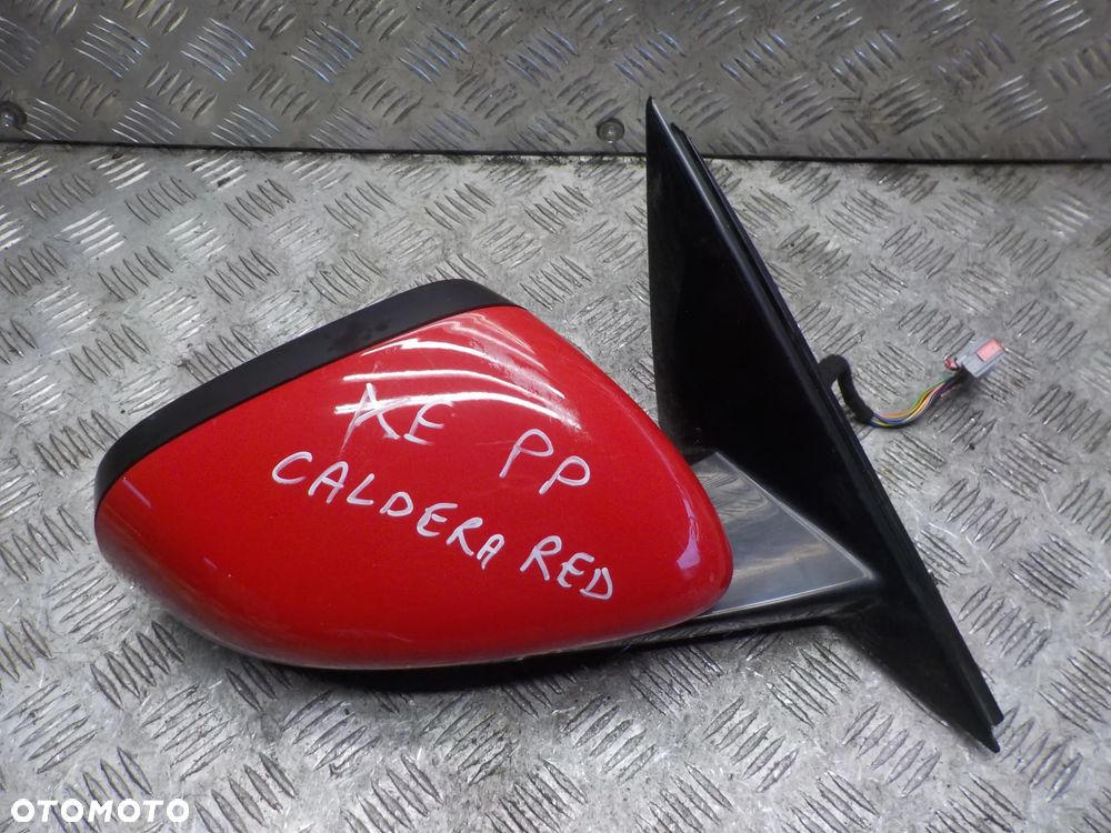 JAGUAR XE LUSTERKO LEWE 15 PIN LUB PRAWE 14 PIN WERSJA ANGIELSKA KOLOR CALDERA RED - 9