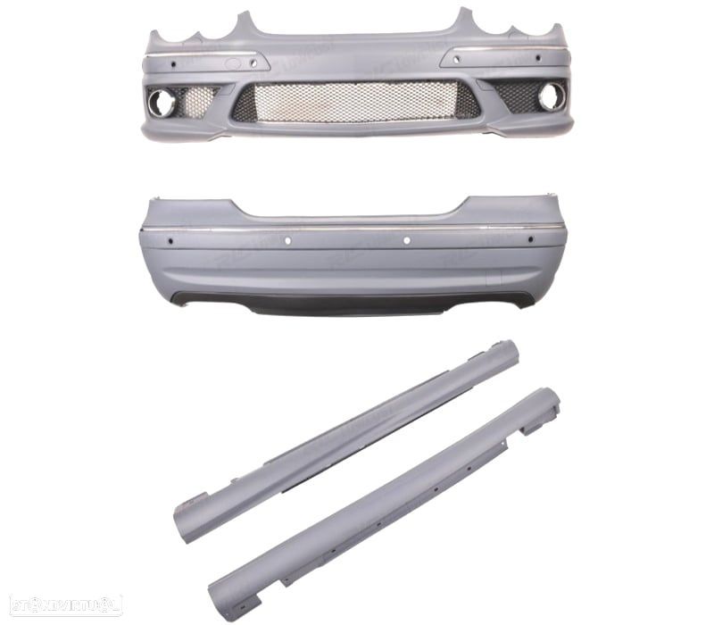 KIT DE CARROÇARIA MERCEDES CLK 200-500 W209 C209 02-09 LOOK AMG - 2
