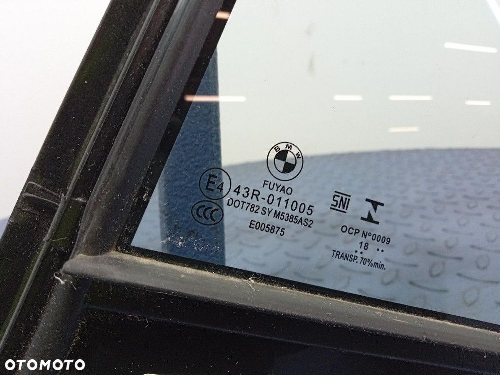 BMW 3 G20 SZYBA DRZWI TYŁ LEWA TYLNA TRÓJKĄT 7425083 2018 - 4