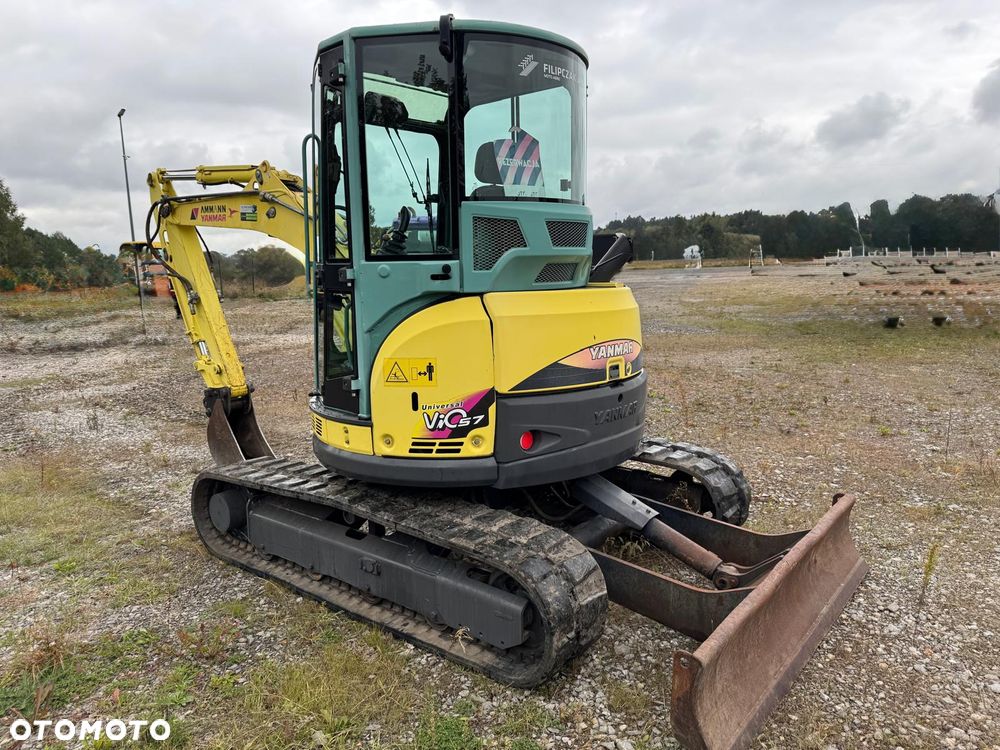 Yanmar Minikoparka VIO 57U Koparka Gąsienicowa 5,3 Tony, 3X Osprzęt Skarpówka - 2