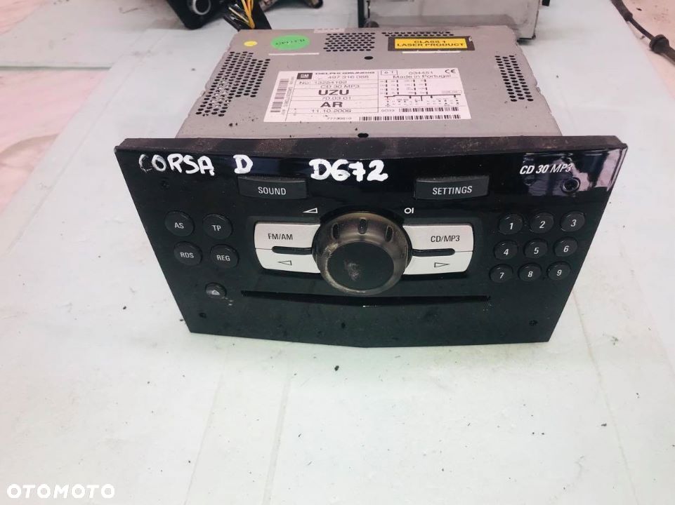 Radio CD opel Cosra D 13255192 - 2