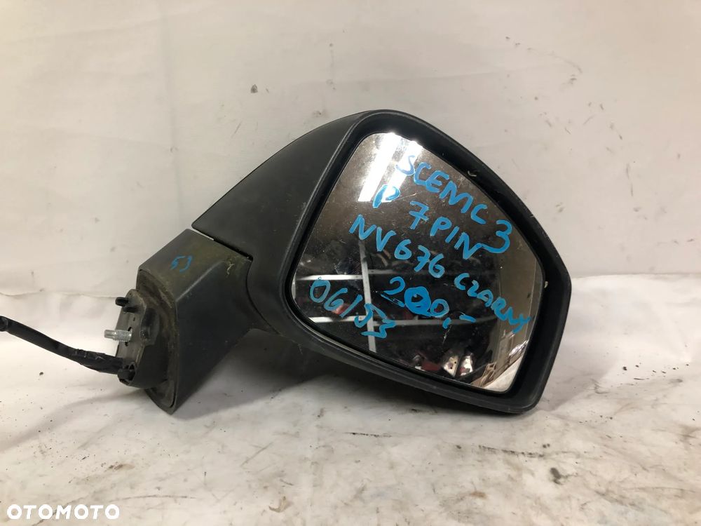 - LUSTERKO PRAWE RENAULT SCENIC 3 III 7 PIN TEGNE CZARNY - 3