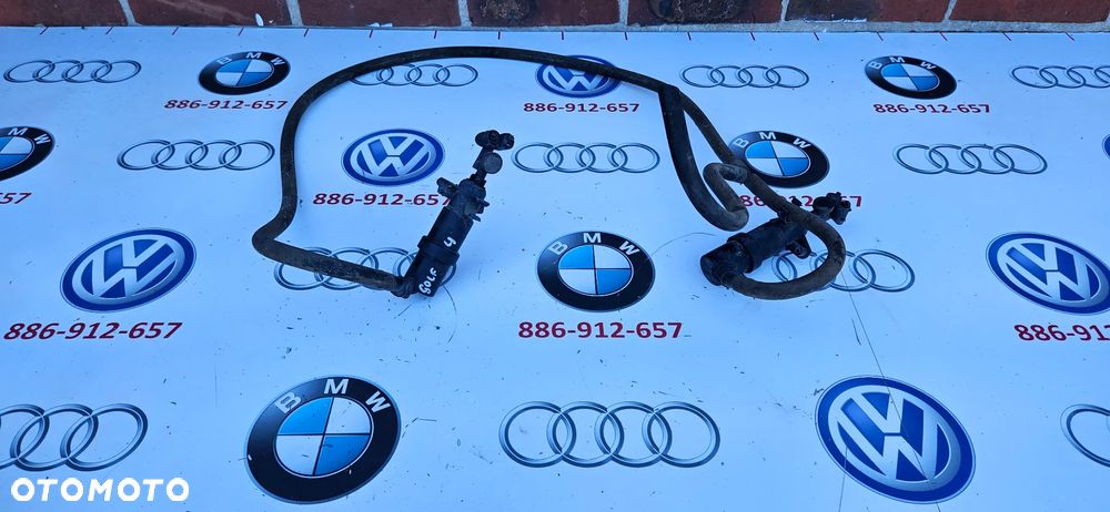 VW Golf IV 1J Dysza spryskiwacza reflektora prawa lewa Spryskiwacz lampy prawy lewy Przewód Wąż Komplet 1J0955978A - 1