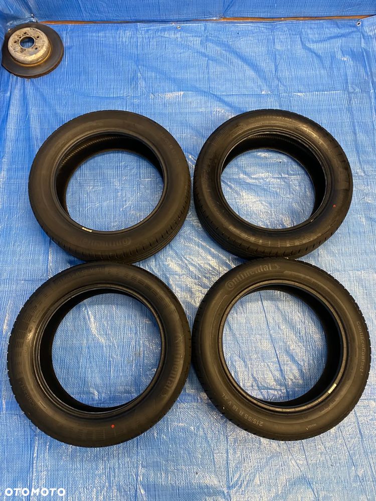 OPONA 18 OPONY LETNIE LATO KOMPLET OPON 4SZT CONTINENTAL CONTI ECO CONTACT 5  215/55R18 99V XL BIEŻNIK 7,3mm  2019r - 3