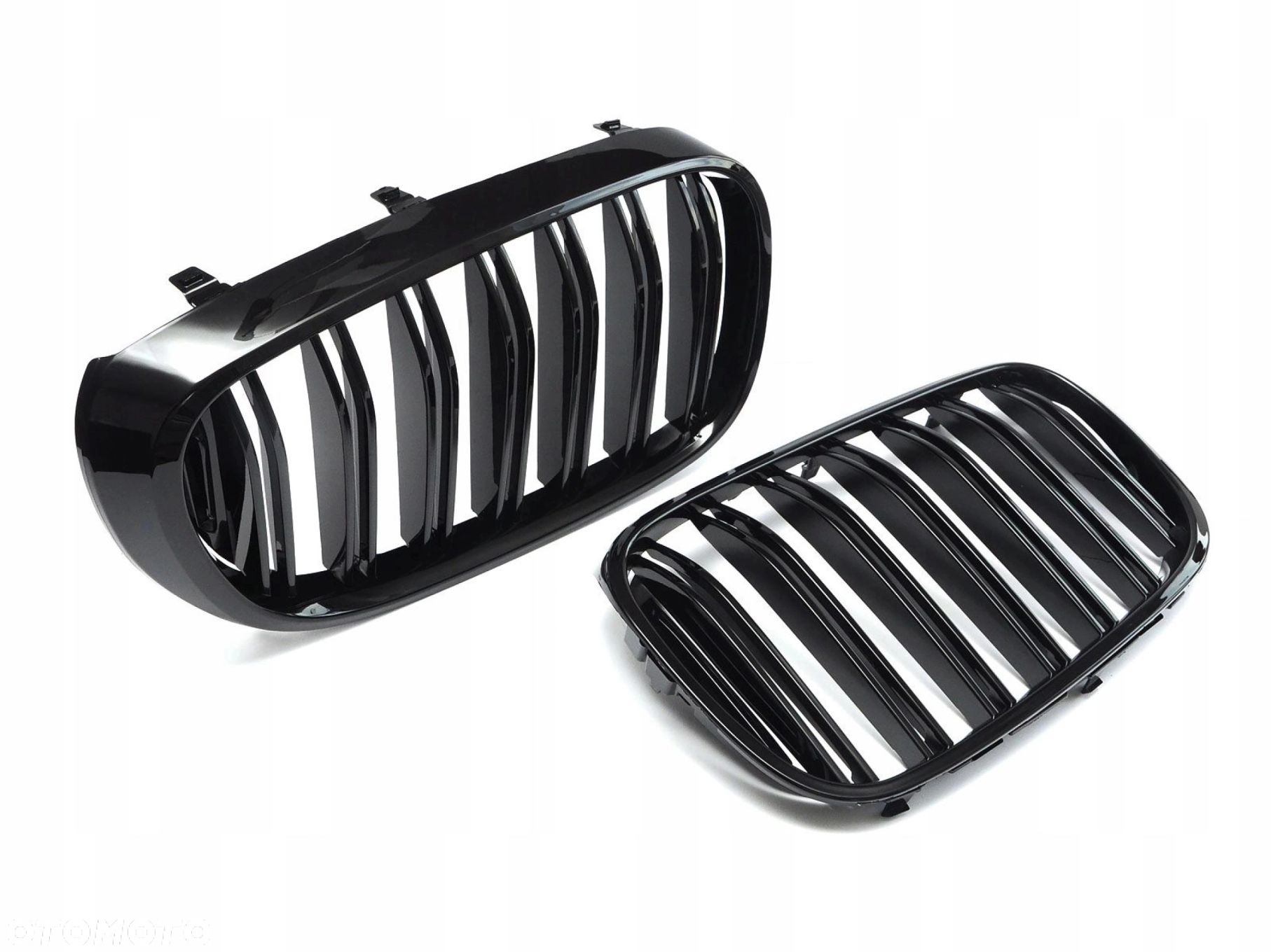 ATRAPA NERKI GRILL KRATKA do BMW 7 G11 G12 2015+ CZARNY POŁYSK - 4