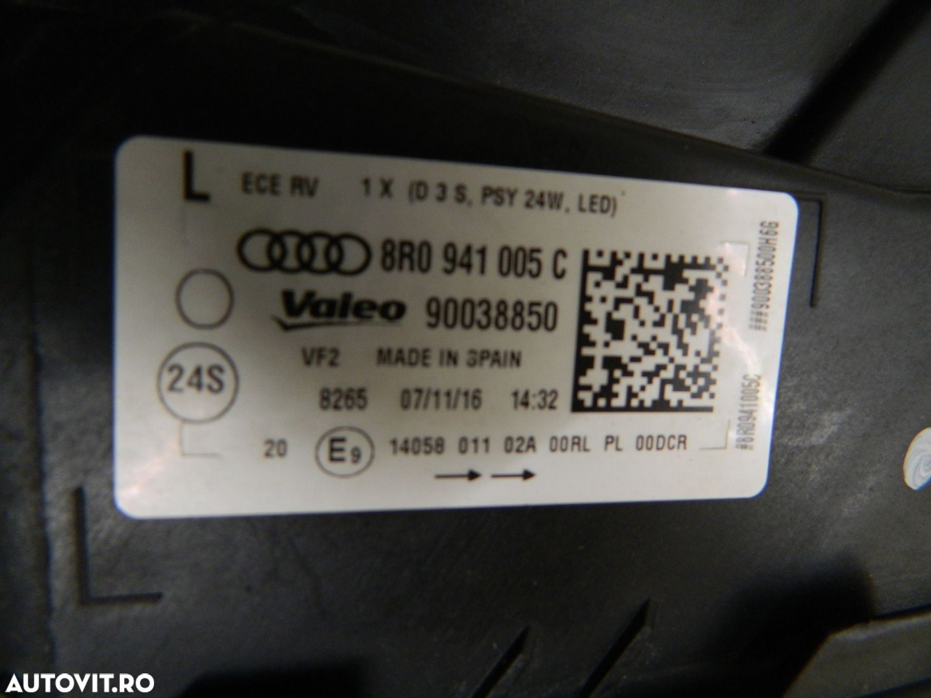 Far stanga Audi Q5 8R Bi-xenon led facelift 2012, 2013, 2014, 2015, 2016, cod origine 8R0941005C - 5