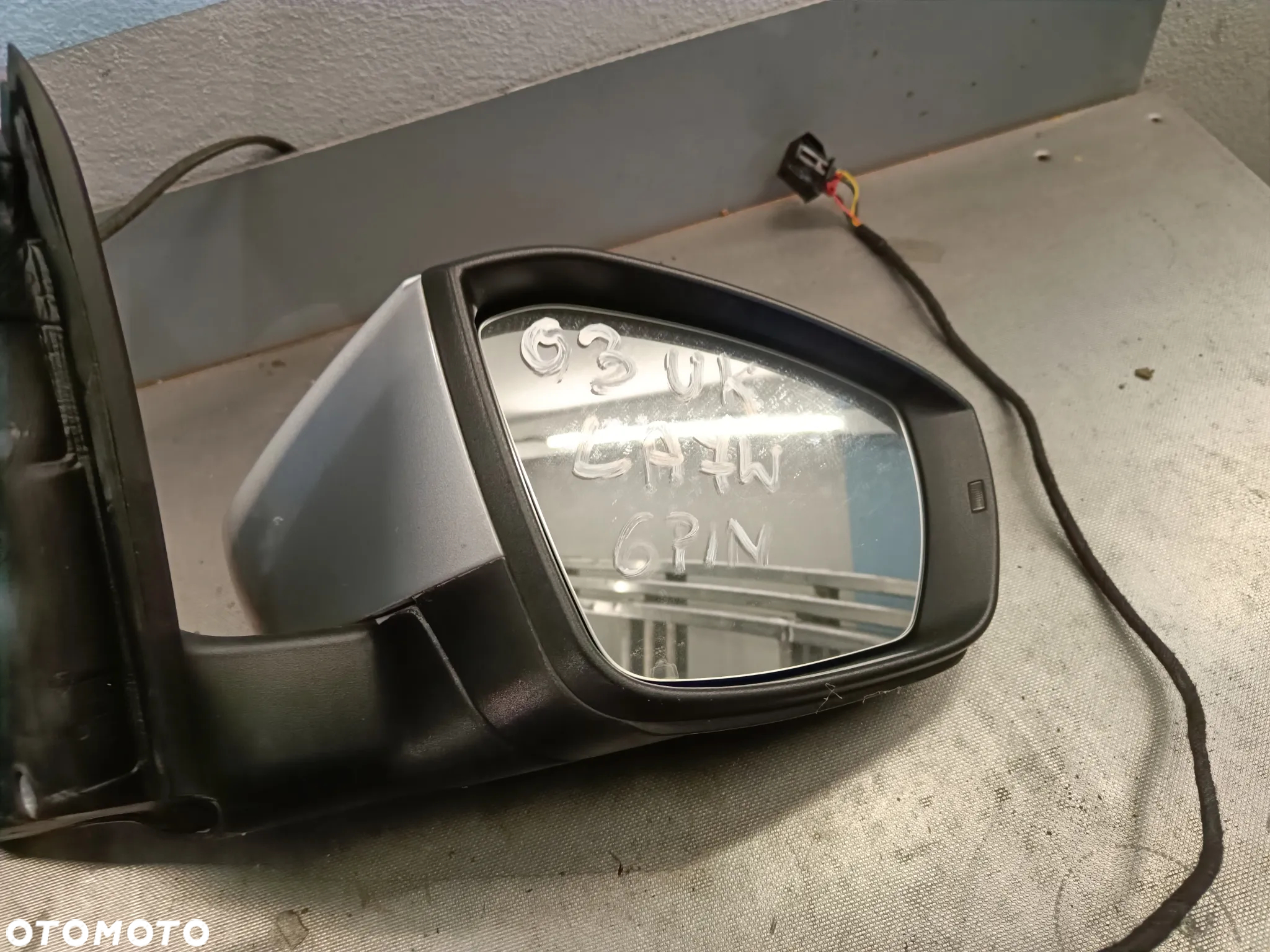 Lusterko Prawe Skoda Octavia 3 III LA7W 6 PIN - 9