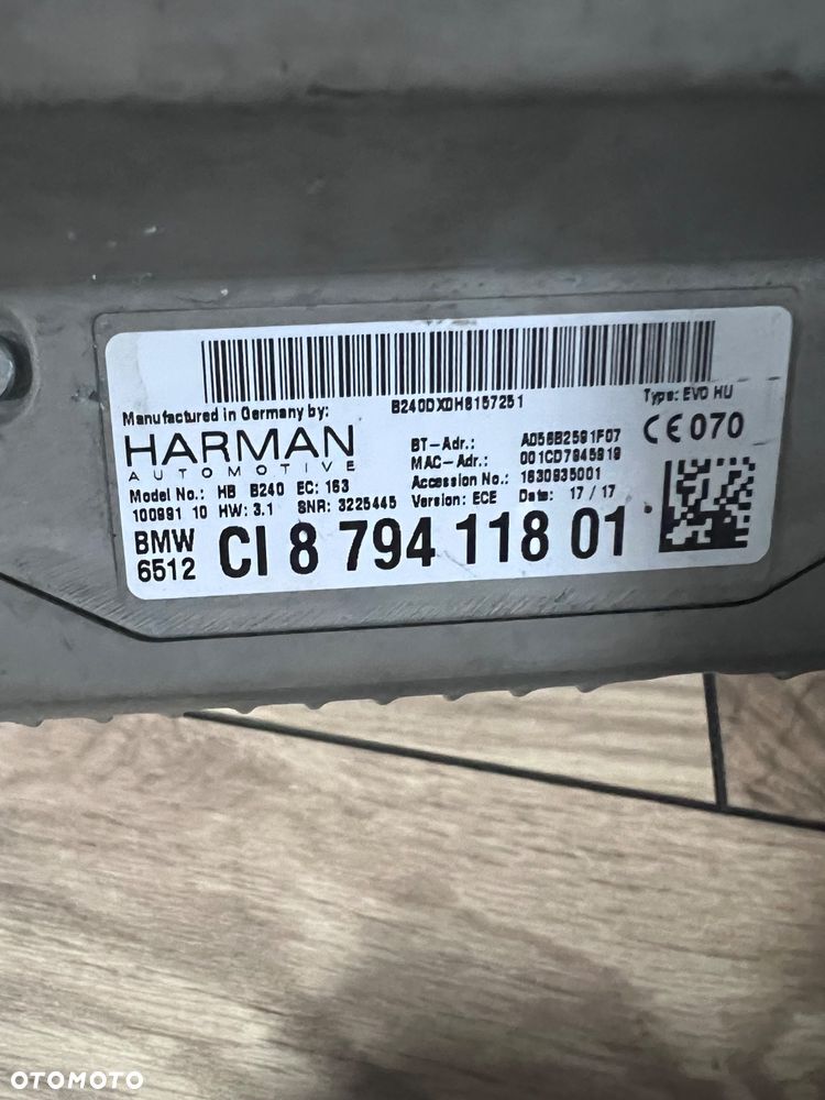 Zestaw NBT EVO ID6 BMW F30 F32 F36 879411801 6822626 - 3