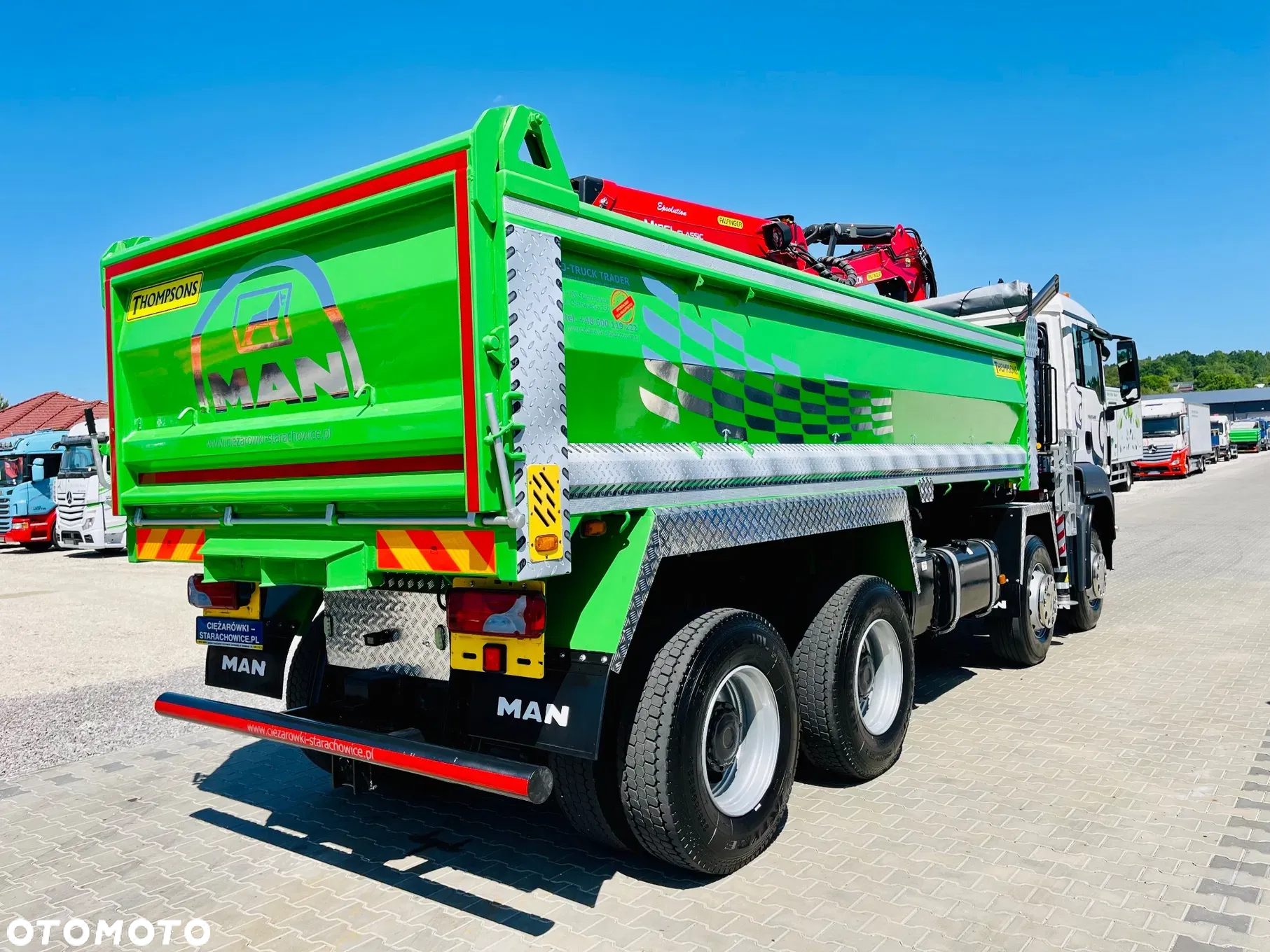 MAN MAN TGS TGX 35.400 // 8x4 // E5 // wywrotka kiper + HDS z czerpakiem / - 19