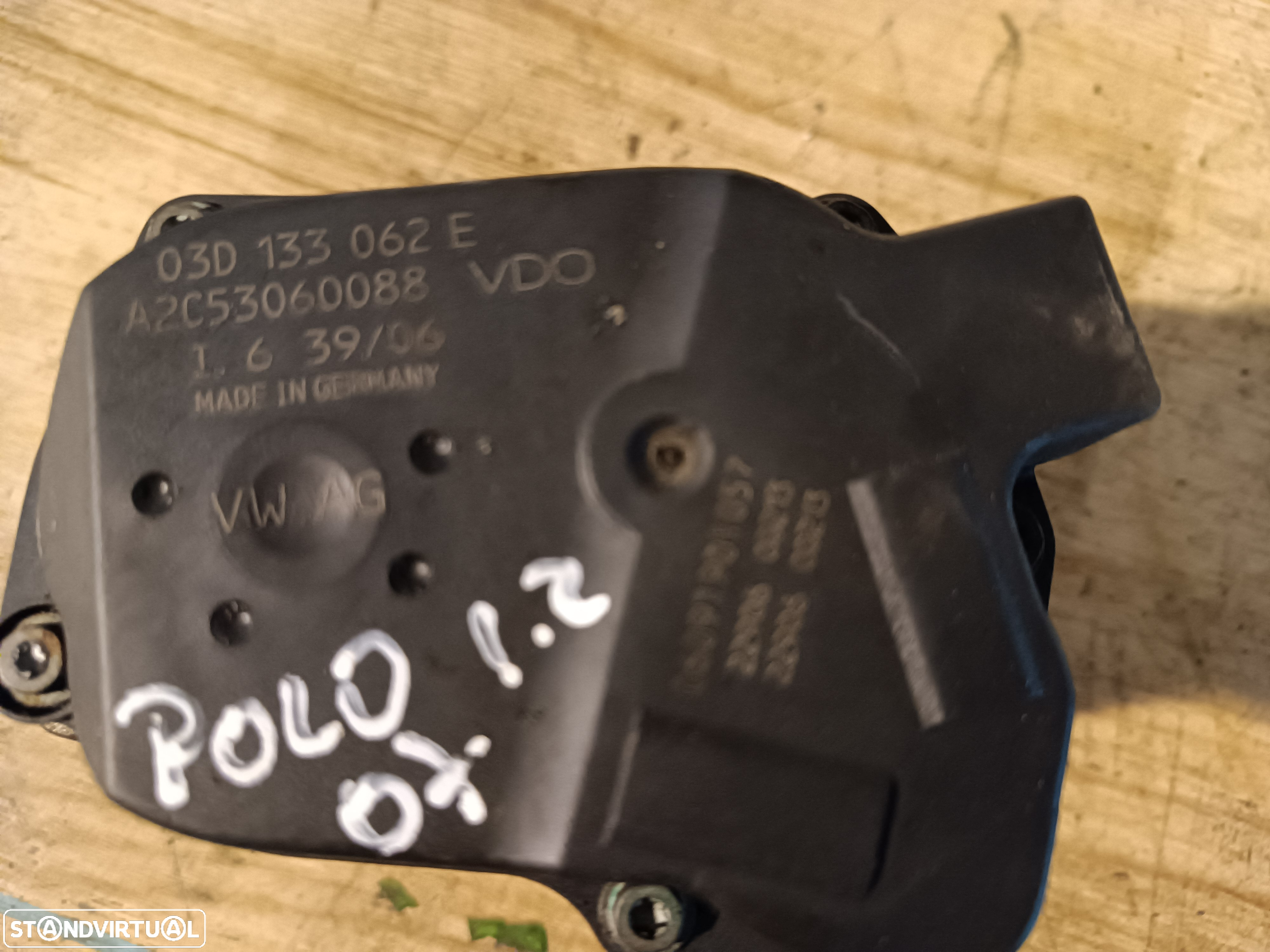 CORPO / BORBOLETA DA ADMISSÃO VOLKSWAGEN POLO / FOX 1.2i 03D133062E A2C53060088 - 2