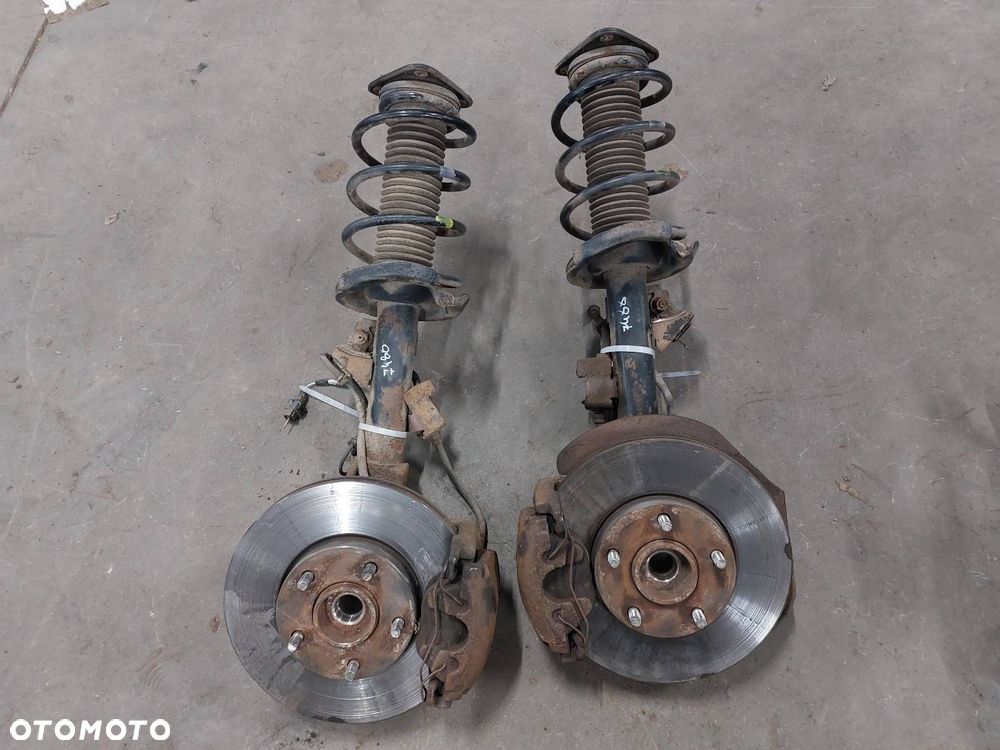 AMORTYZATOR SPRĘŻYNA ZWROTNICA LEWY PRAWY PRZÓD HAMULCE MAZDA 3 BK 1.4 16V - 3