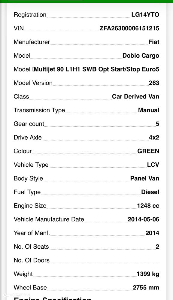 SKRZYNIA BIEGÓW FIAT DOBLO FIORINO 1.3 JTD 10- 2014 - 5