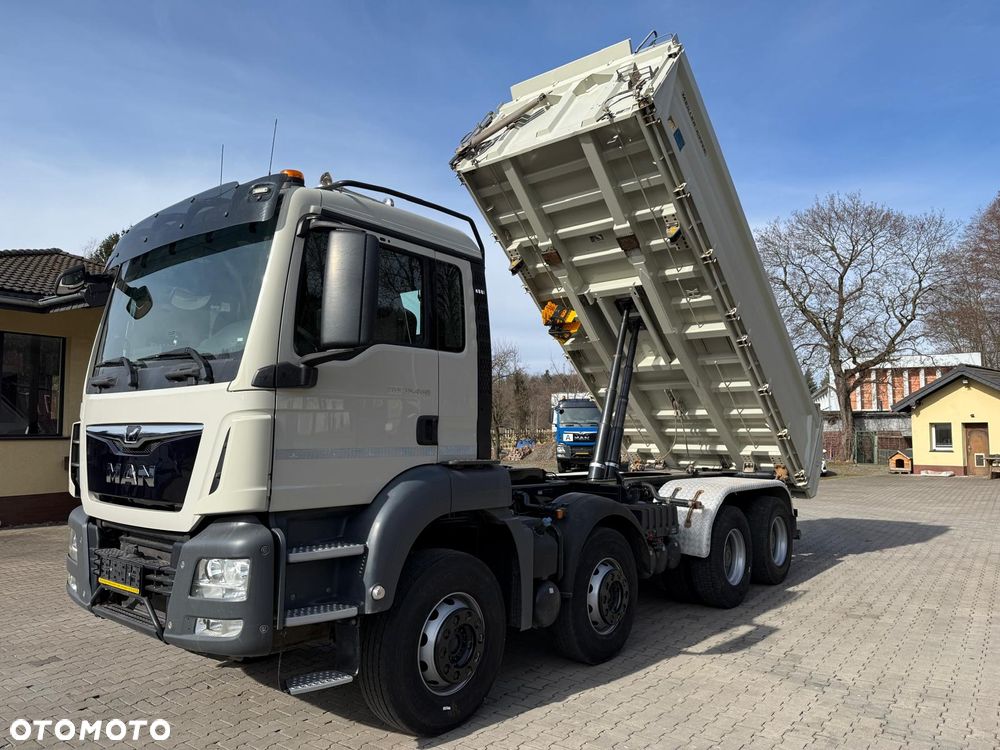 MAN 35.460 TGS wywrotka 8x4, 3-str. MEILLER, BORDMATIC, 302 t.km., TOP! - 6