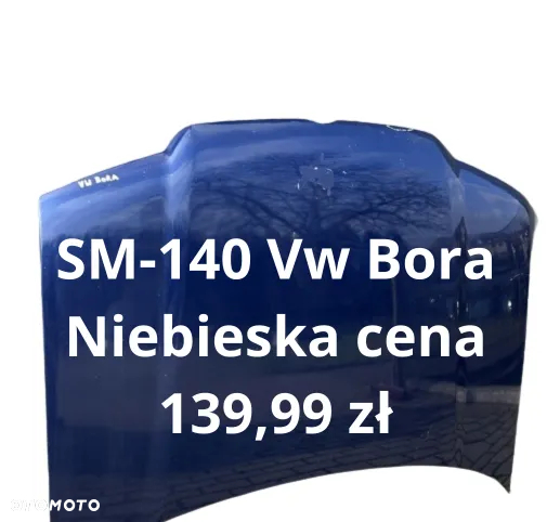 Vw Bora Maska Pokrywa Silnika 97-05 niebieska LB5N srebrna LA7W / Golf 4 czarna LC9Z biała LY9B - 2