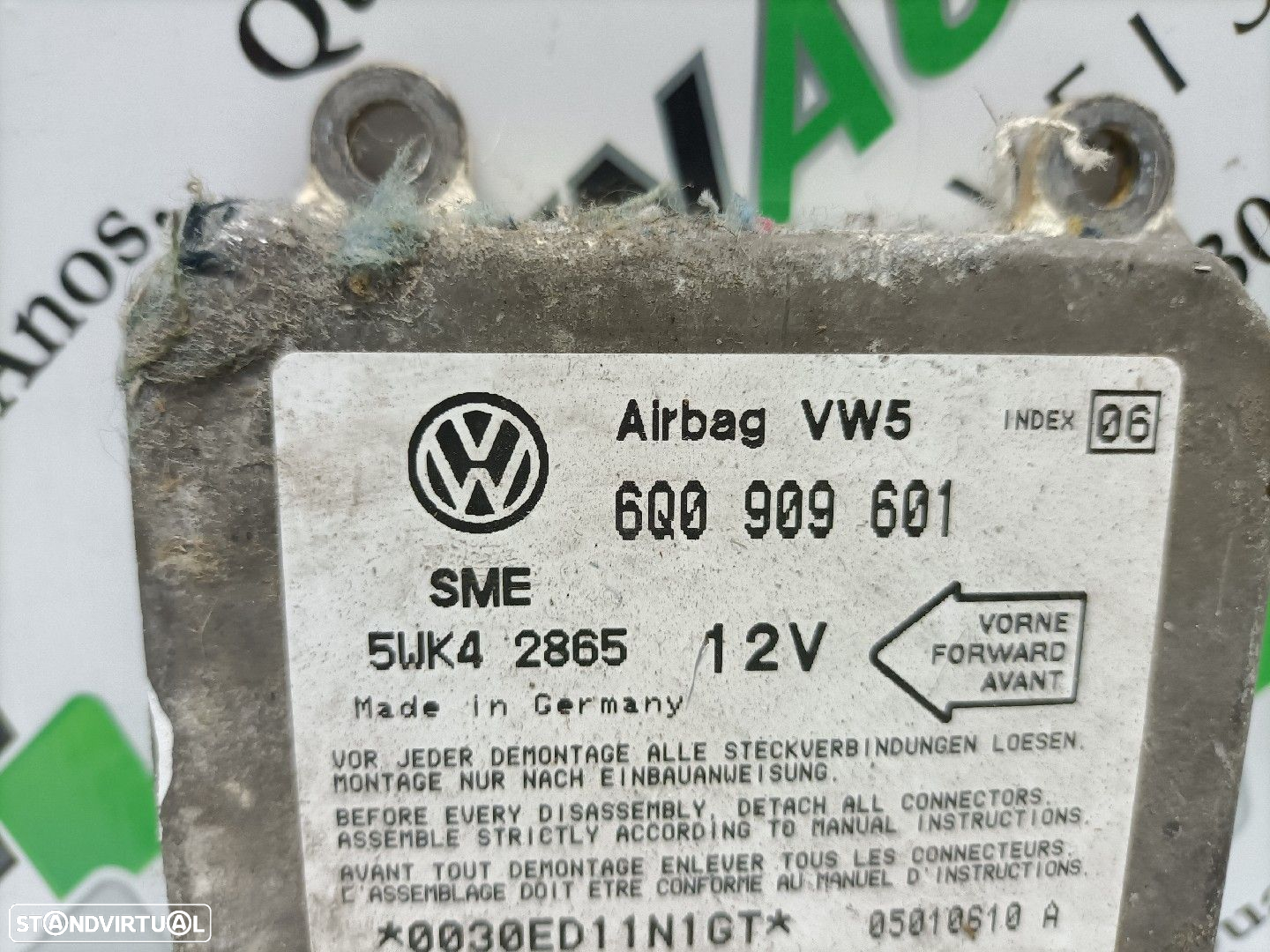 Centralina Airbags Volkswagen Lupo (6X1, 6E1) - 2