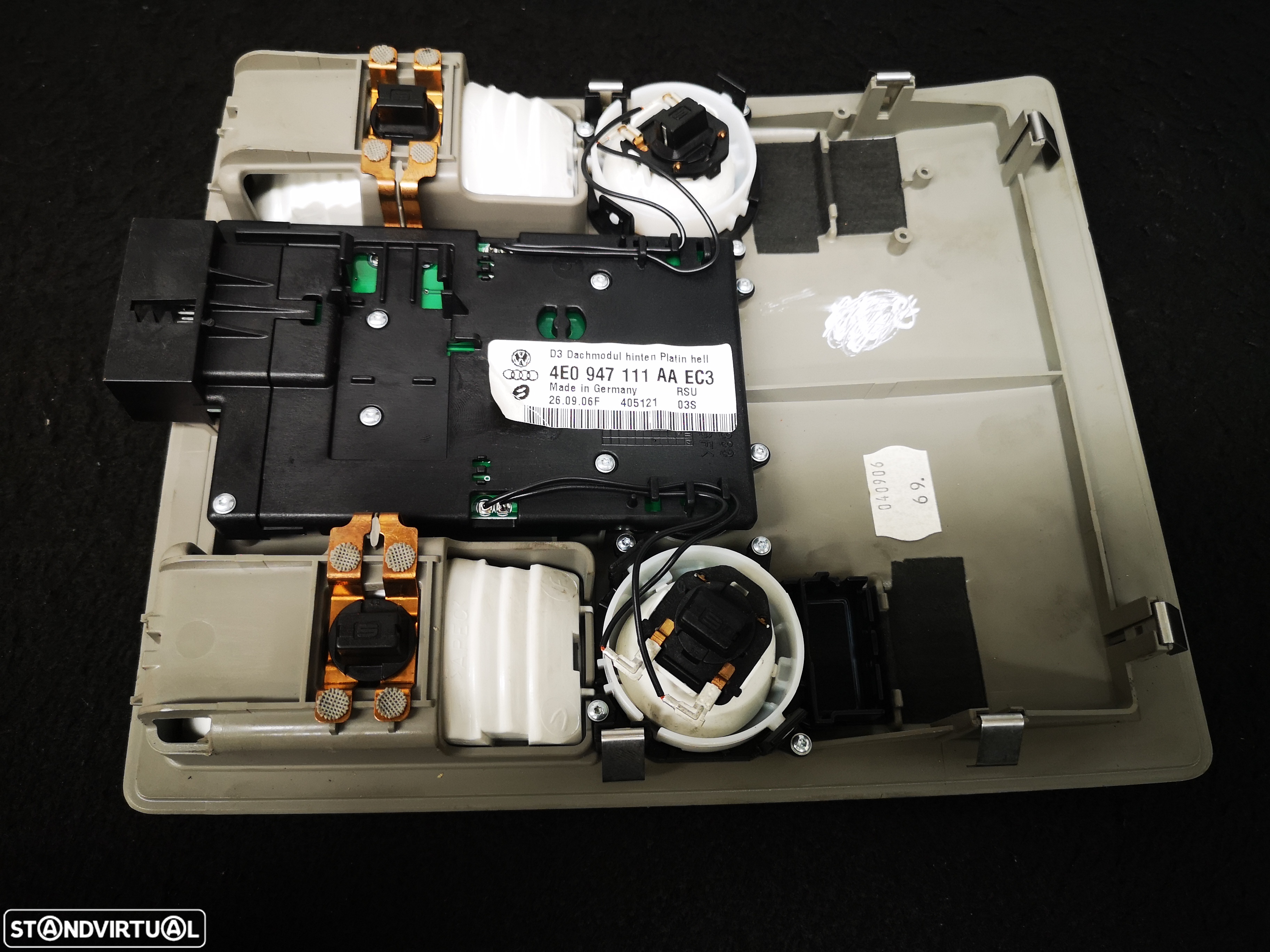 Plafonier Luz interior originais traseira  audi a8 d3 4e0 2003+ - 4