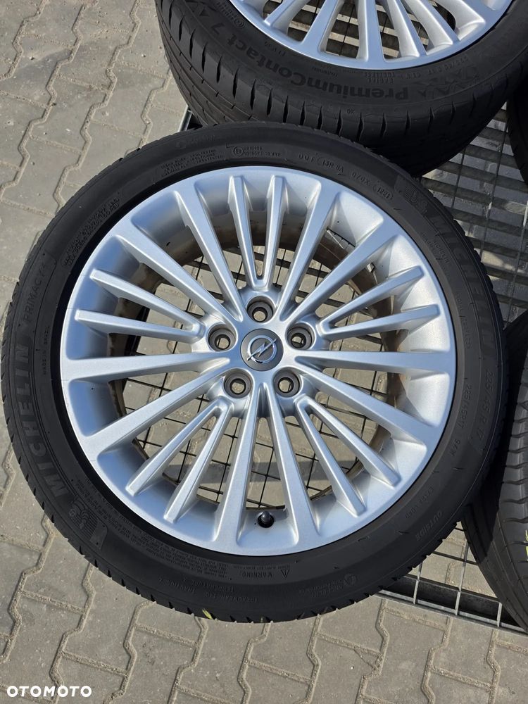 Astra k mokka astra j 5x105 r17 Opony 225/45 r17 2x michelin 21r 2x continental 23r czujniki tpms w komplecie - 2