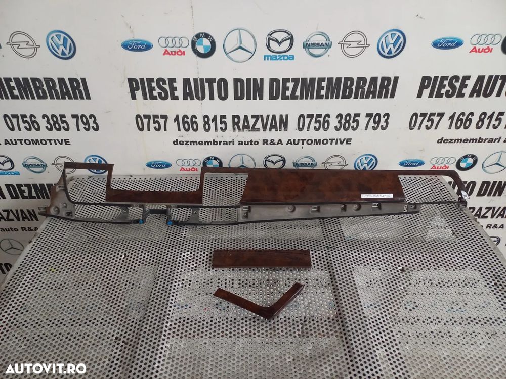 Ornamente Ornament Trim Bord Mahon Audi A8 4H D4 Volan Stanga An 2010-2011-2012-2013-2014-2015-2016 - 2