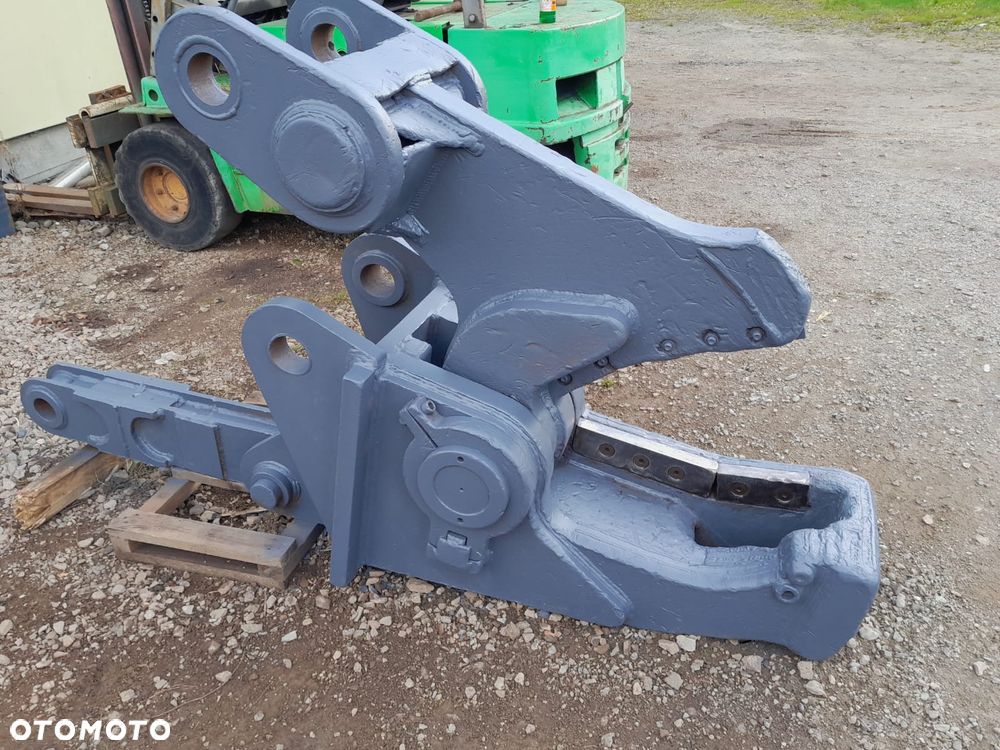 Nożyce szczęka kajman do cięcia złomu stali żelaza, 1200kg, fi 80mm. - 9