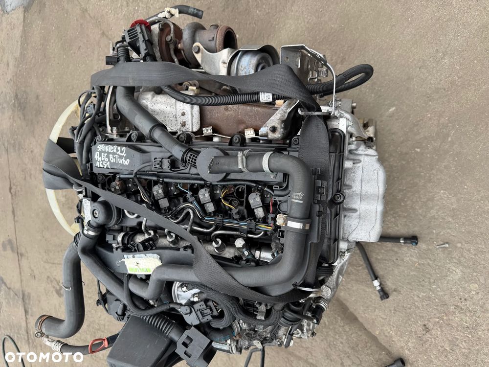 Sprinter 906 2,2 CDI Euro 6 BiTurbo 14-18 silnik kompletny A 651 955 - 3