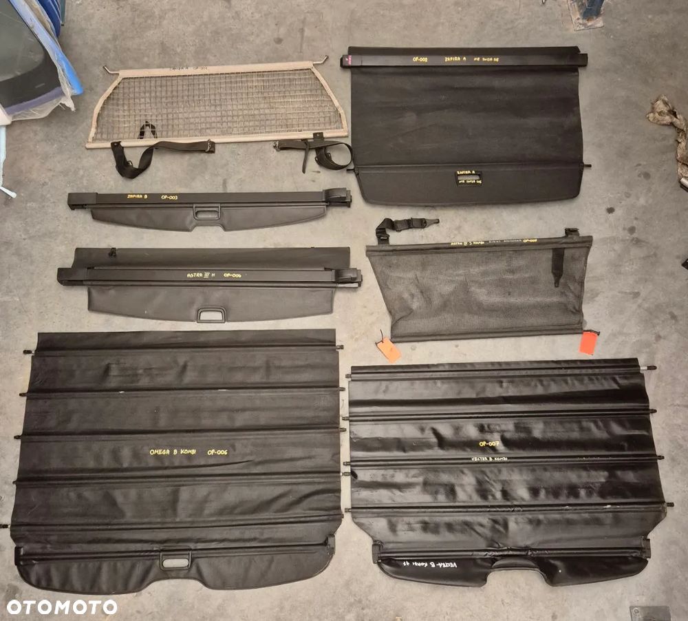 OPEL ZAFIRA ASTRA OMEGA VECTRA ROLETY BAGAŻNIKA - 1