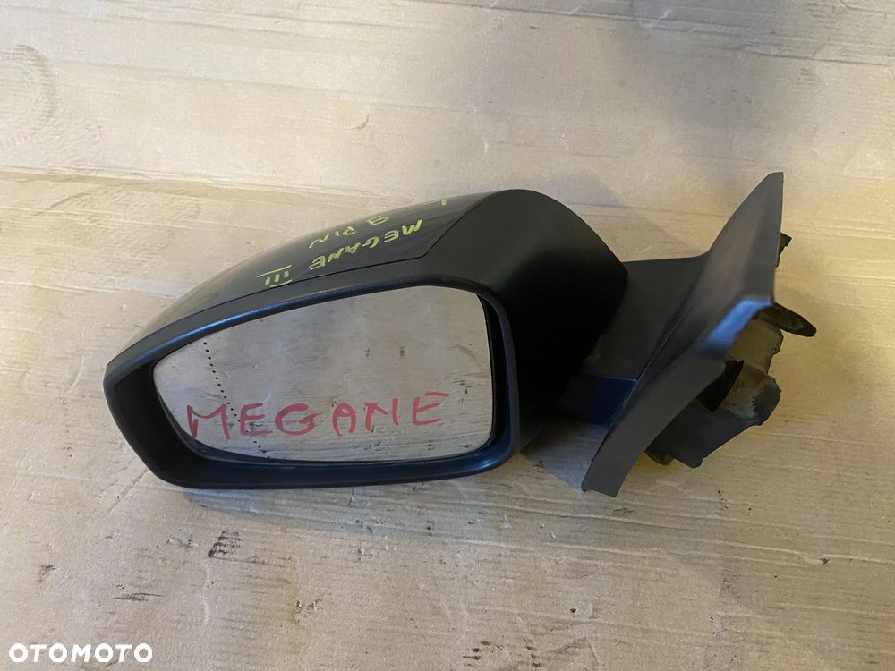 Lusterko zewnętrzne Renault Megane III lewe 9 pin OE - 2