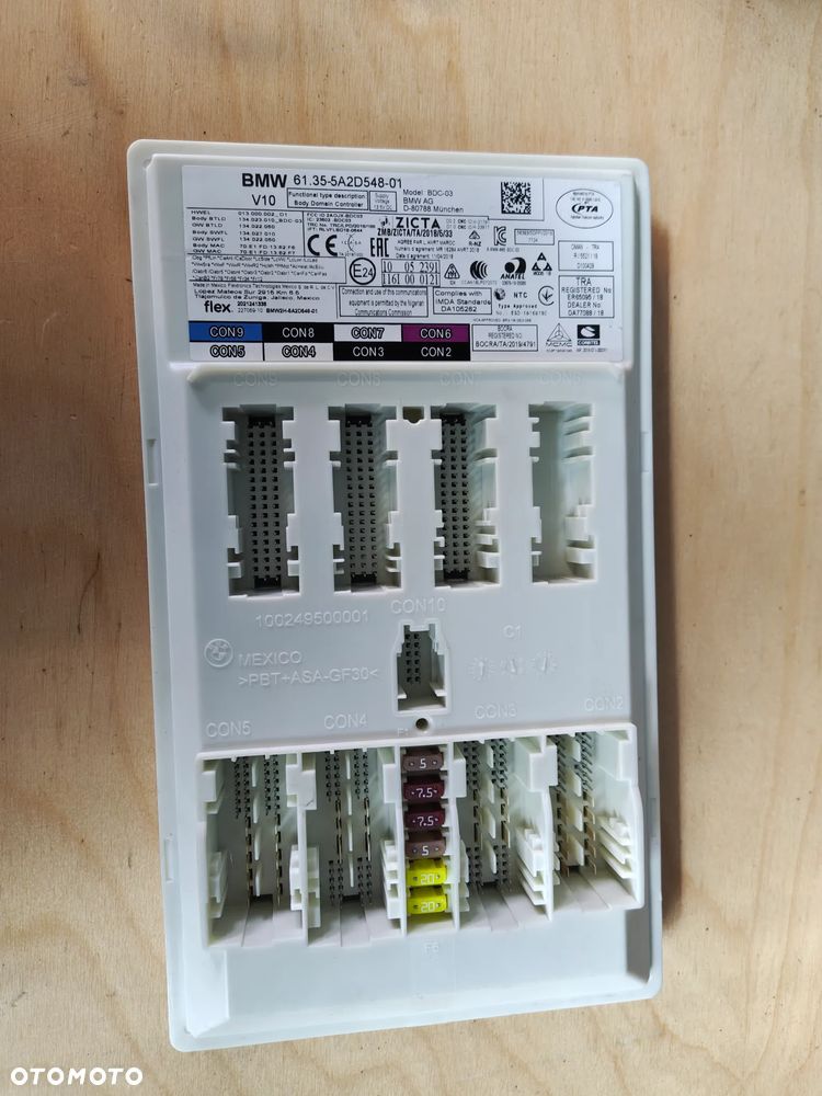 BMW X5 G05 moduł sterownik komputer komfortu 5A2D548 35-5A2D548-01 - 1