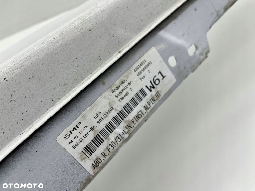 BMW 3 F30 F31 PRAWA NAKŁADKA PROGOWA A300 7256912 - 5