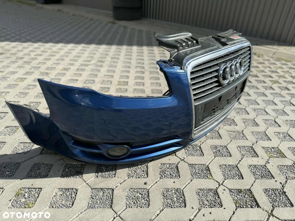 Audi A4 B7 Zderzak przód przedni kompletny 4xPDC LZ5C - 11