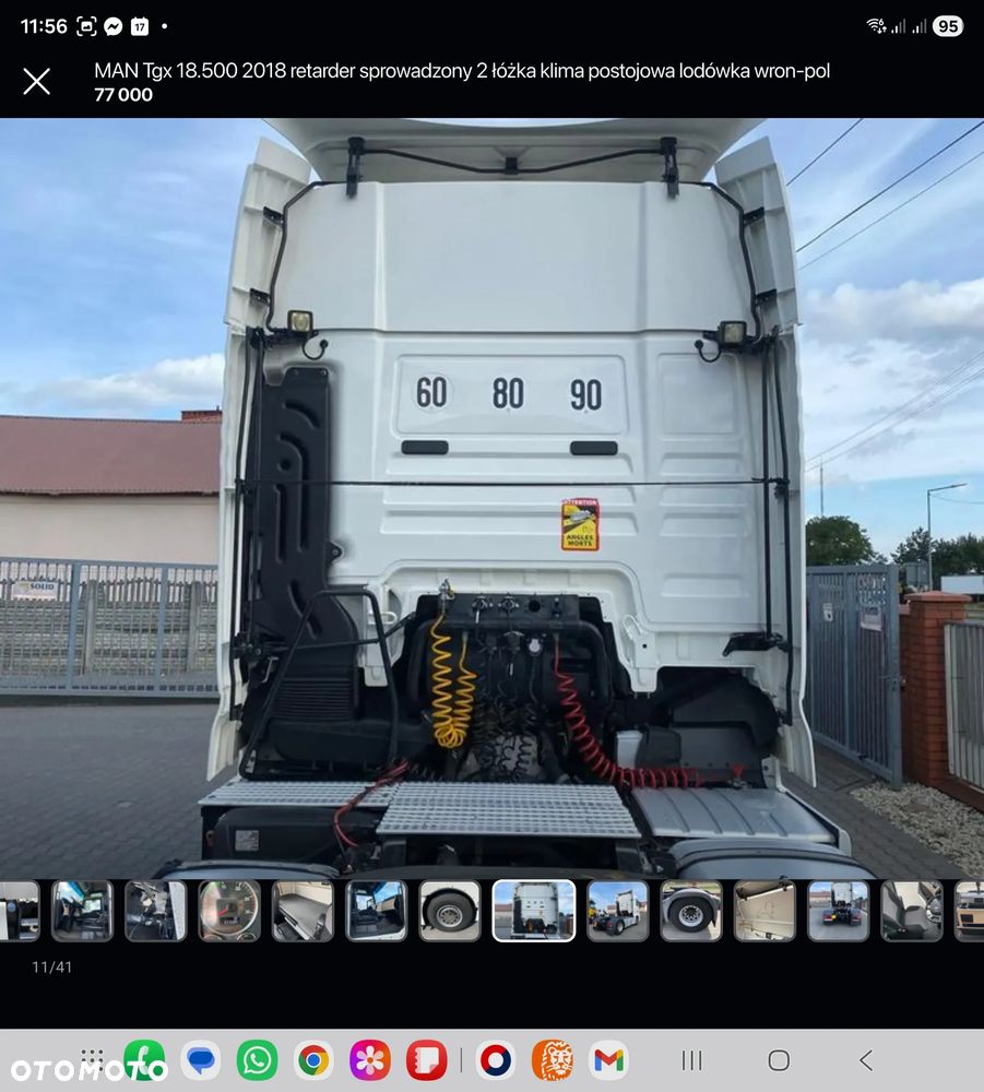 MAN Tgx 18.500 mały przebieg 2017 retarder sprowadzony 2 łóżka serwis lodówka wron-pol - 11