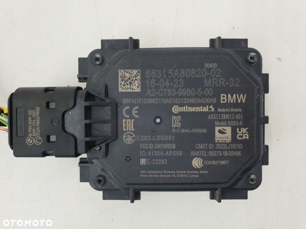 bmw 2 u06 moduŁ radar dystronic 5a80820 - 2