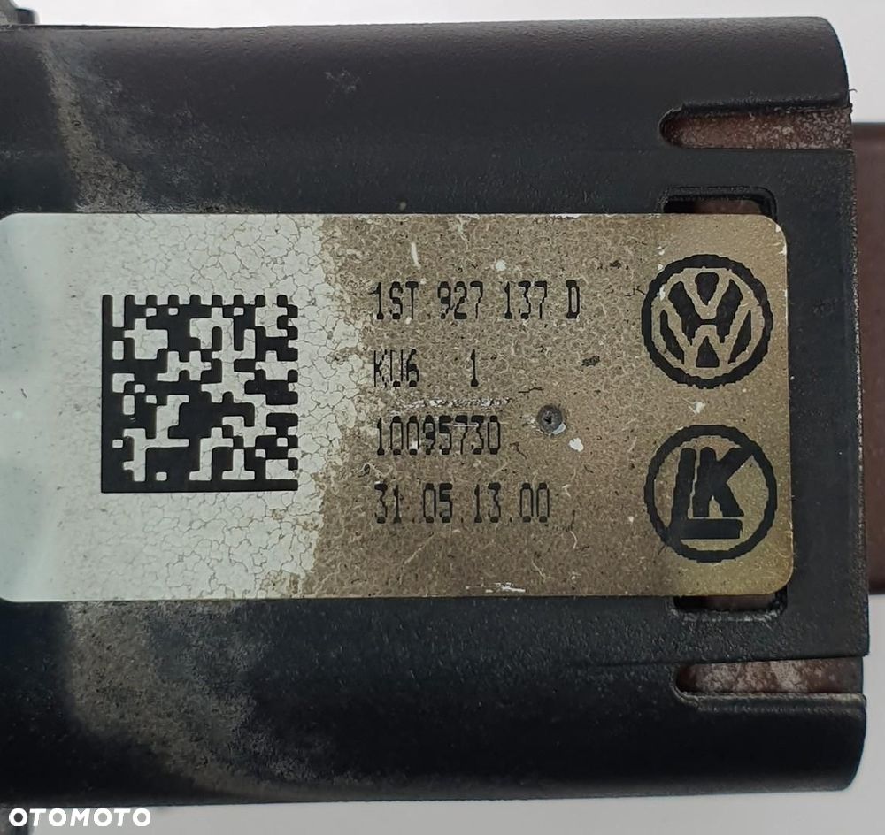 PANEL STEROWANIA PODGRZEWANIA SZYBY FOTELA SKODA CITIGO 1ST927137D - 5