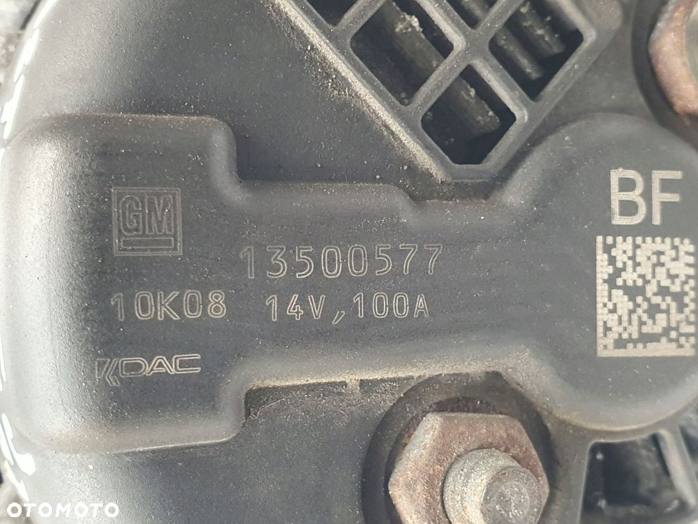 ALTERNATOR Opel Insignia Astra J 1.6 16V 13500577 BF 100A - 2