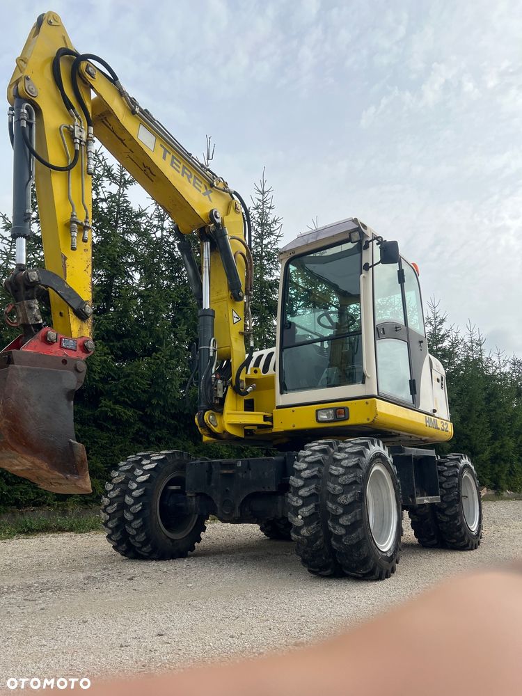 Terex TEREX HML 32 TW 85 3x ramię łamane SCHAEFF 9ton 2 łyżki DEUTZ Dodatkowa hydraulika ZWINNA SILNA koparka DZIELONE stopy Atlas Volvo 2005r 4300mth po serwisie - 26