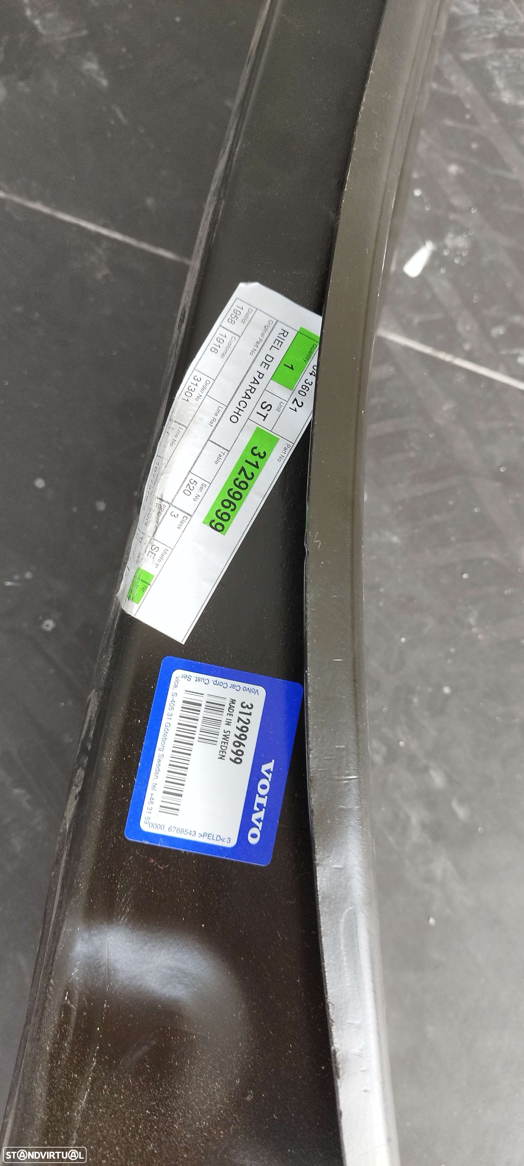 REFORÇO DO PáRA-CHOQUES TRASEIRO VOLVO V40 HATCHBACK - 2