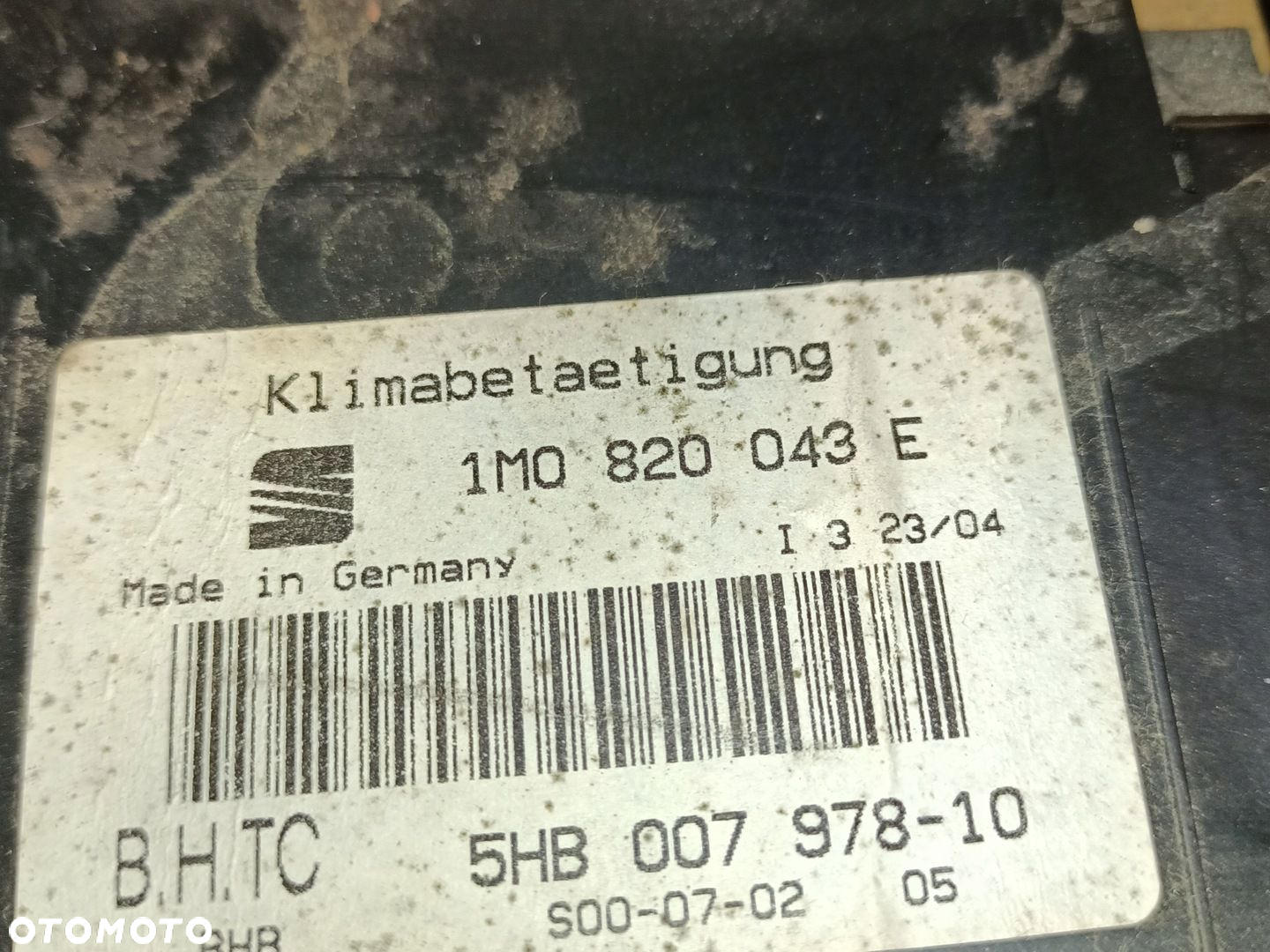 PANEL NAWIEWU KLIMATYZACJI SEAT LEON 1 1M0820043E - 4