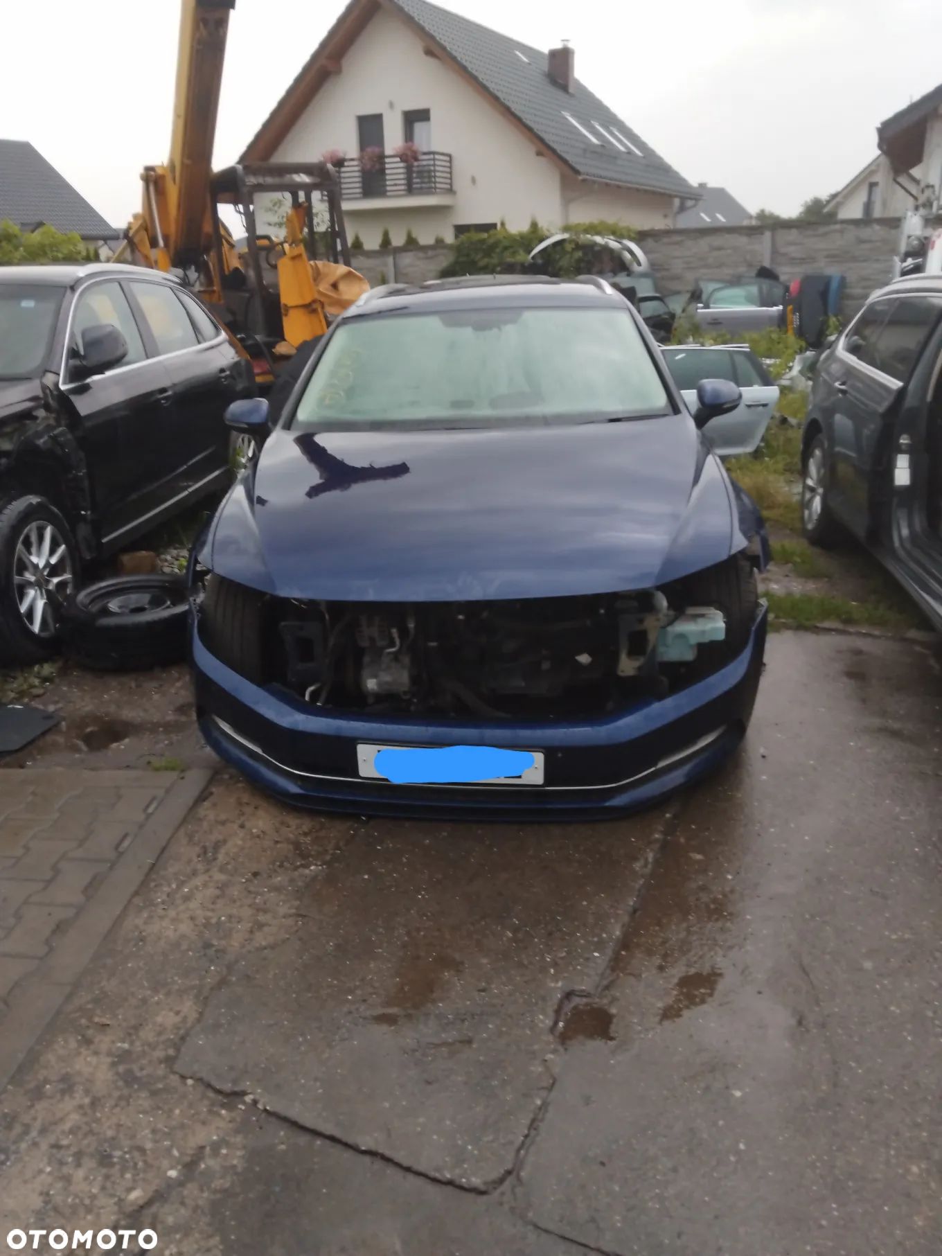 Maska zderzak błotnik Passat b8 LC5B L - 1