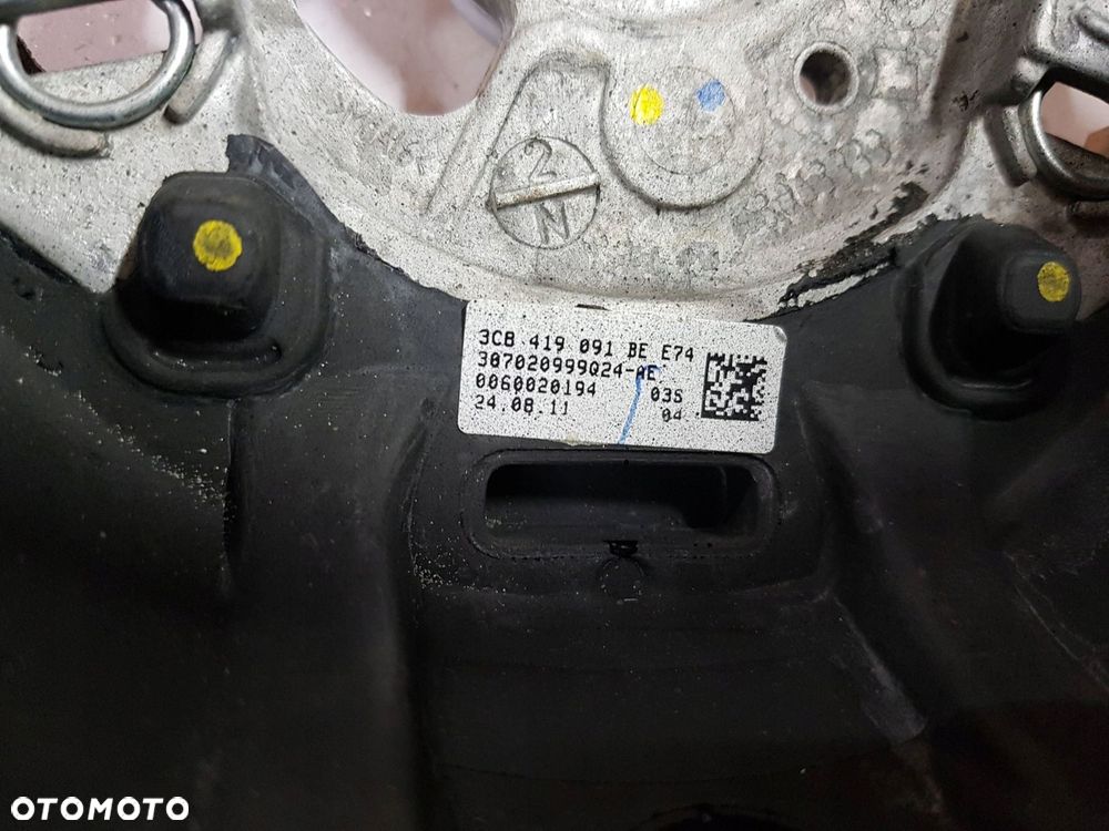 VW PASSAT B7 10-14r PASSAT CC GOLF VI KIEROWNICA SKÓRZANA 3C8419091BE - 9