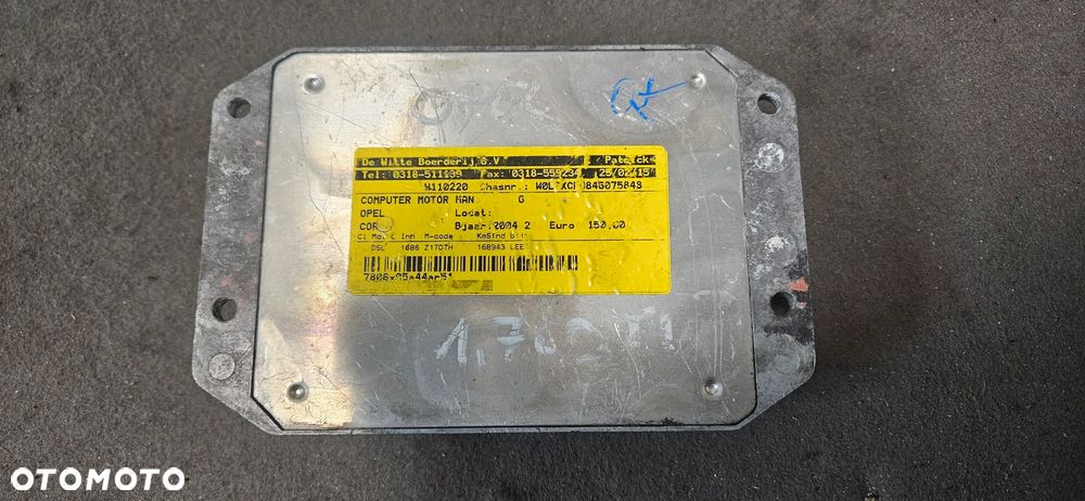 Sterownik komputer silnika Opel Corsa C 1,7 CDTI 2004r Z17DTH 112500-0153 - 3