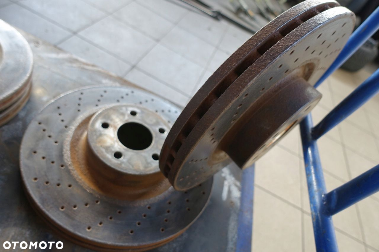 Mercedes w220 w215 zaciski hamulce tarcze 360mm v12 biturb S65 AMG S55 CL55 - 11