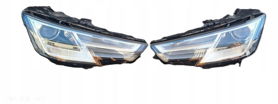 AUDI A4 B9 16-20R PRZÓD MASKA BŁOTNIK ZDERZAK LAMPY LED PAS LX7L - 7