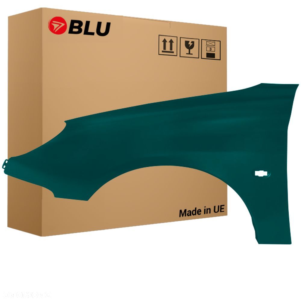 BLU Błotnik PEUGEOT 206 CC KSJ Lewy Przód Zielony 1998-2009 VertTieBreak - 1