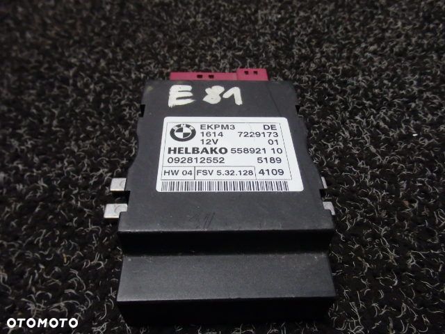 BMW E60 E70 E81 E87 E90 MODUŁ STEROWNIK POMPY PALIWA 7229173 RAF-AUTO CZĘŚCI BMW - 1